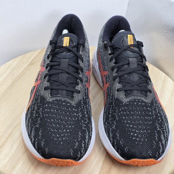 ASICS Mens Black & Orange Dynablast 2 Running Shoes Trainers US 10.5 - Picture 4 of 9